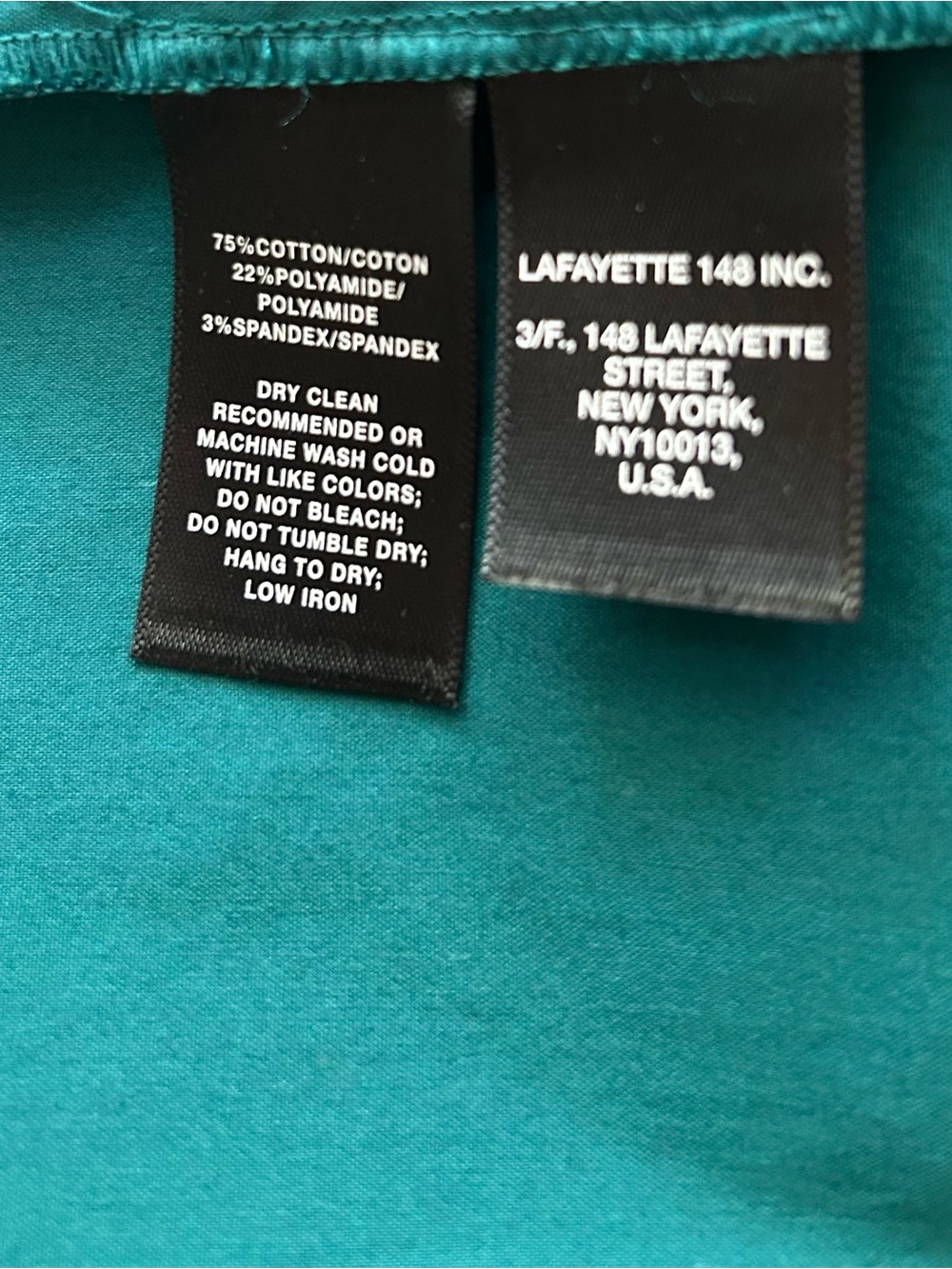 La Fayette 148 size Medium teal perfect summer wedding dress - Picture 4 of 7